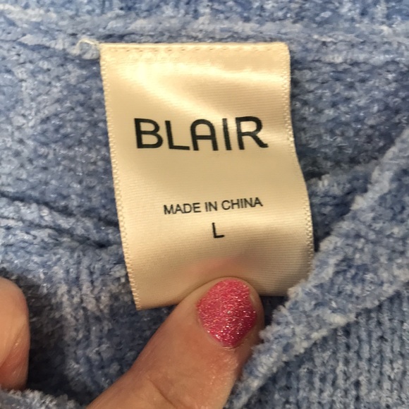 BLAIR LIGHT BLUE SWEATER SIZE L - Picture 2 of 4